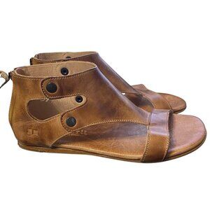 NEW BED STU TAN RUSTIC SOTO LEATHER SANDALS SIZE 7 New In Box Boho Casual